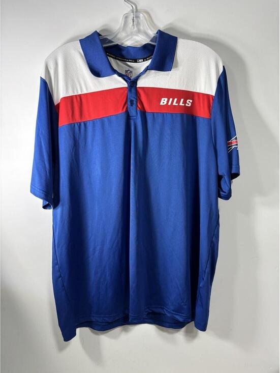 NFL Other - Men's Buffalo Bills MSX by Michael Strahan Color Block Performance Polo XL